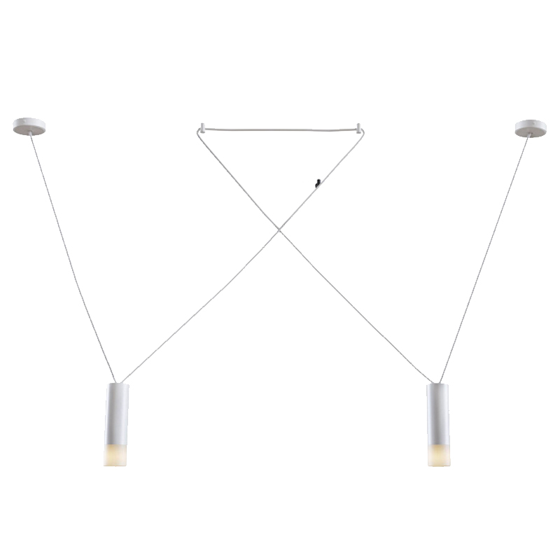 Wireflow LED White Suspension lam 2 патрона Белый Wireflow LED White Suspension lam 2 патрона Белый в Волгограде | Loft Concept