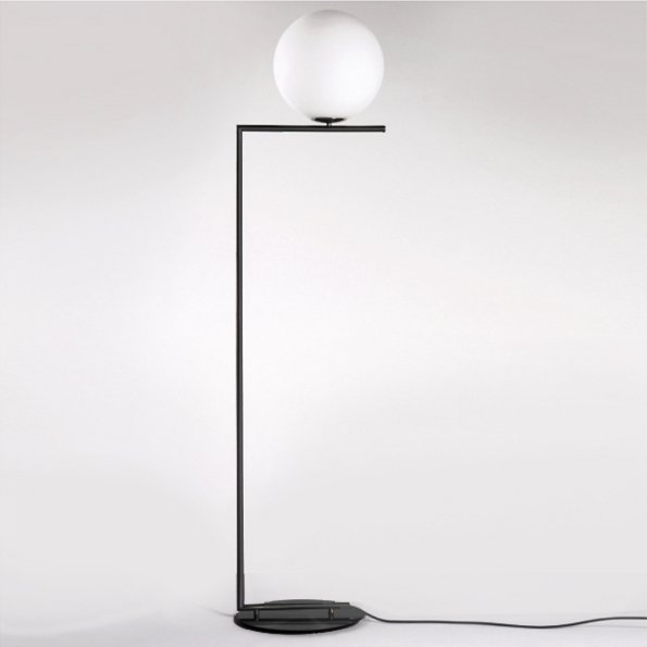 Торшер Flos IC Lights F Black Белый Черный Торшер Flos IC Lights F Black Белый Черный в Волгограде | Loft Concept