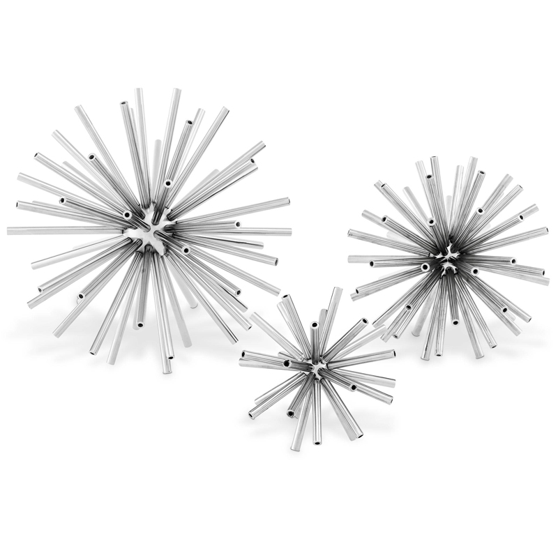 Аксессуары Eichholtz Object Meteor set of 3 Никель Аксессуары Eichholtz Object Meteor set of 3 Никель в Волгограде | Loft Concept