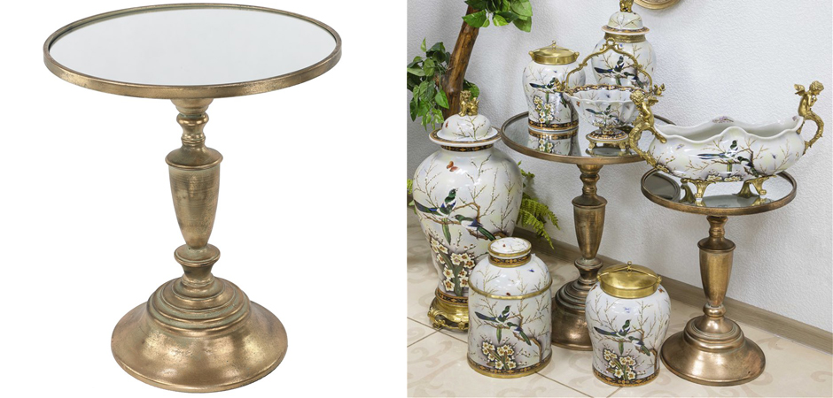 Приставной стол Table Bronze Glass Приставной стол Table Bronze Glass - Loft-Concept в Волгограде