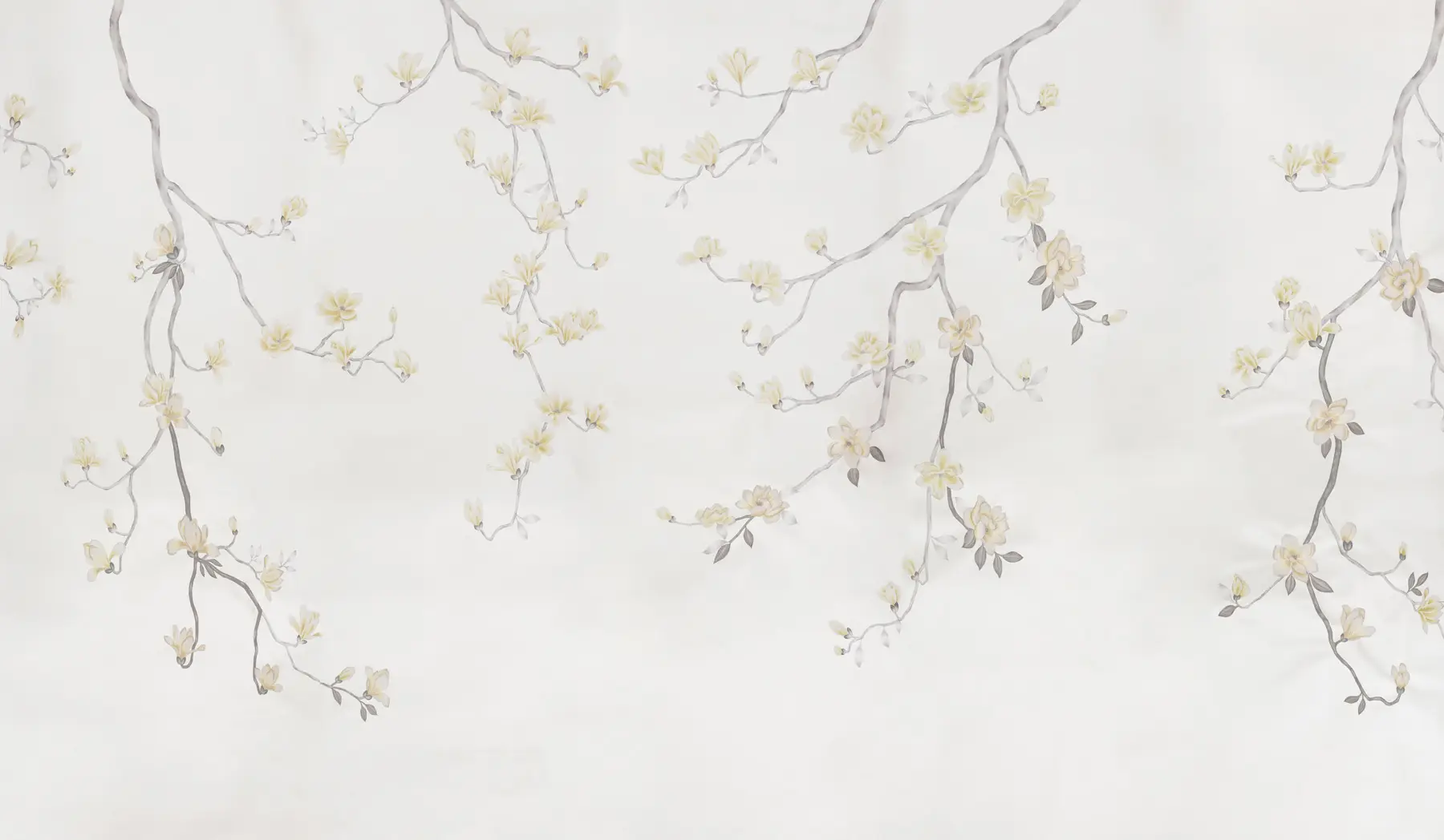 Обои Magnolia Canopy Colourway SC-288 on Natural Mica metallic silk - постер Loft-Concept в Волгограде