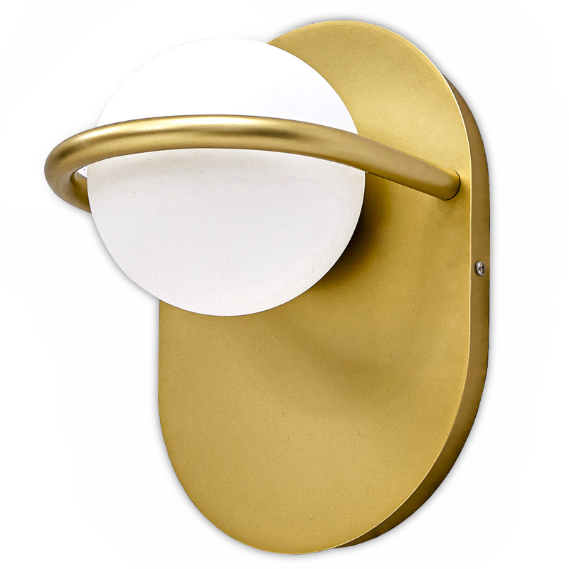 Бра Gold Holds Ball Sconces Золотой Белый в Волгограде | Loft Concept 
