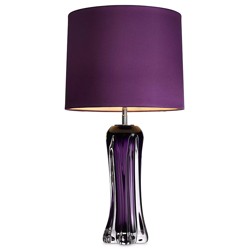 Настольная лампа Eichholtz Table Lamp Castillo Фиолетовый Прозрачный фиолетовый Прозрачное Стекло Настольная лампа Eichholtz Table Lamp Castillo Фиолетовый Прозрачный фиолетовый Прозрачное Стекло в Волгограде | Loft Concept