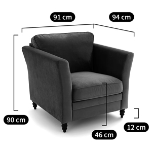 Кресло с обивкой из хлопкового велюра Porter Green Armchair Кресло с обивкой из хлопкового велюра Porter Green Armchair в Волгограде