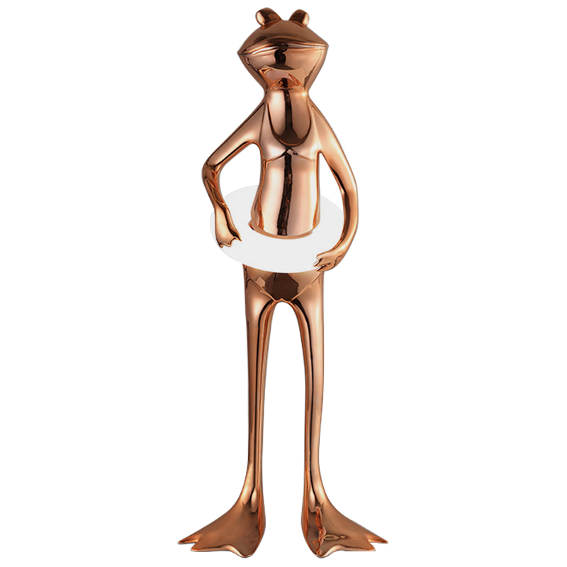 Торшер Resort Frog With Swim Ring Lamp Золотой Белый Торшер Resort Frog With Swim Ring Lamp Золотой Белый в Волгограде | Loft Concept