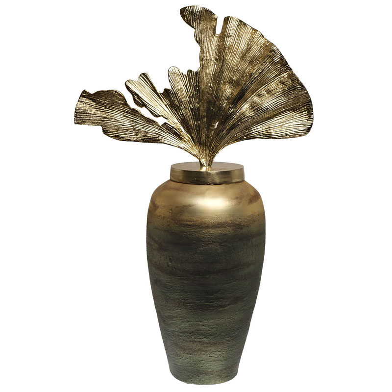 Ваза Huramiya Vase Золотой Зеленый смок Ваза Huramiya Vase Золотой Зеленый смок в Волгограде | Loft Concept