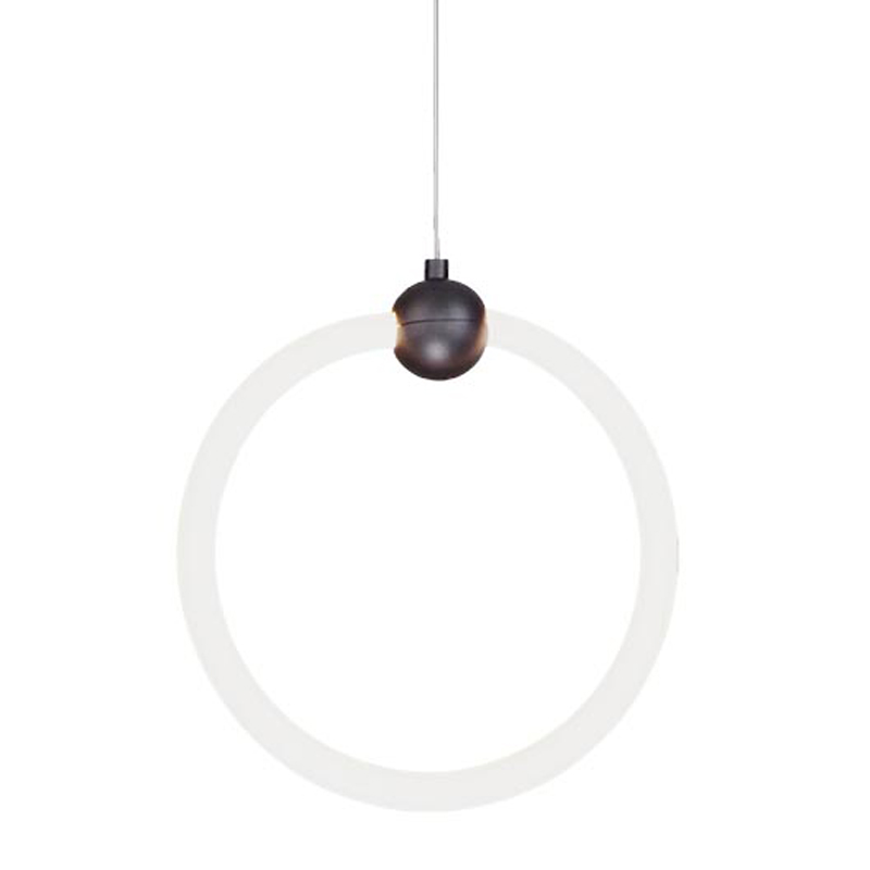 Подвесной светильник RING LIGHT Black Черный Белый Подвесной светильник RING LIGHT Black Черный Белый в Волгограде | Loft Concept