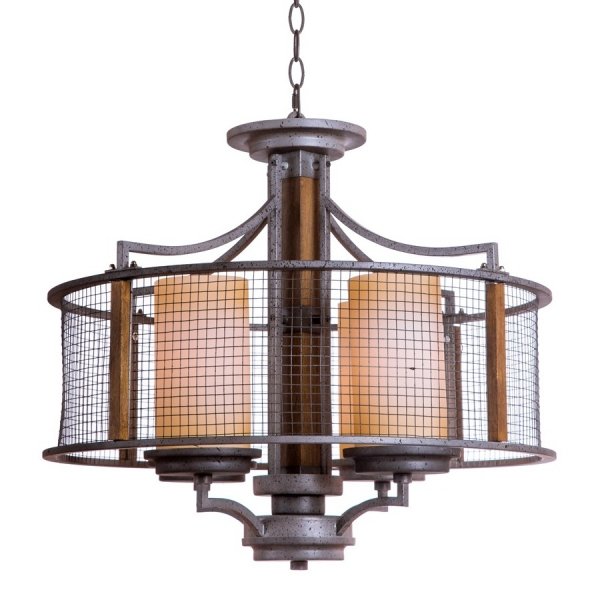 Подвесной светильник Mirage Cage Pendant 4 Серый Подвесной светильник Mirage Cage Pendant 4 Серый в Волгограде | Loft Concept