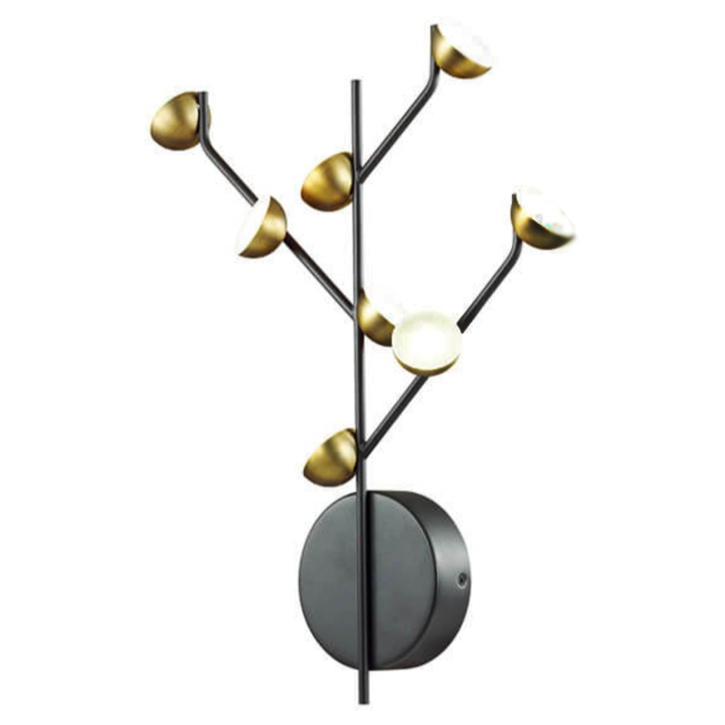 Бра Bloom Wall lamp Латунь Черный Бра Bloom Wall lamp Латунь Черный в Волгограде | Loft Concept