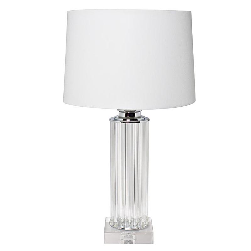 Настольная лампа Arlette Table Lamp Хром Светло-серый Настольная лампа Arlette Table Lamp Хром Светло-серый в Волгограде | Loft Concept