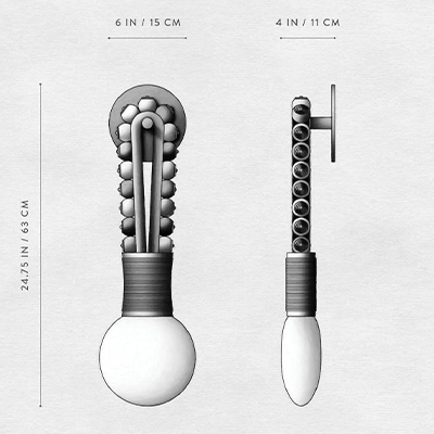Бра TALISMAN LOOP SCONCE по дизайну студии Apparatus Бра TALISMAN LOOP SCONCE по дизайну студии Apparatus в Волгограде