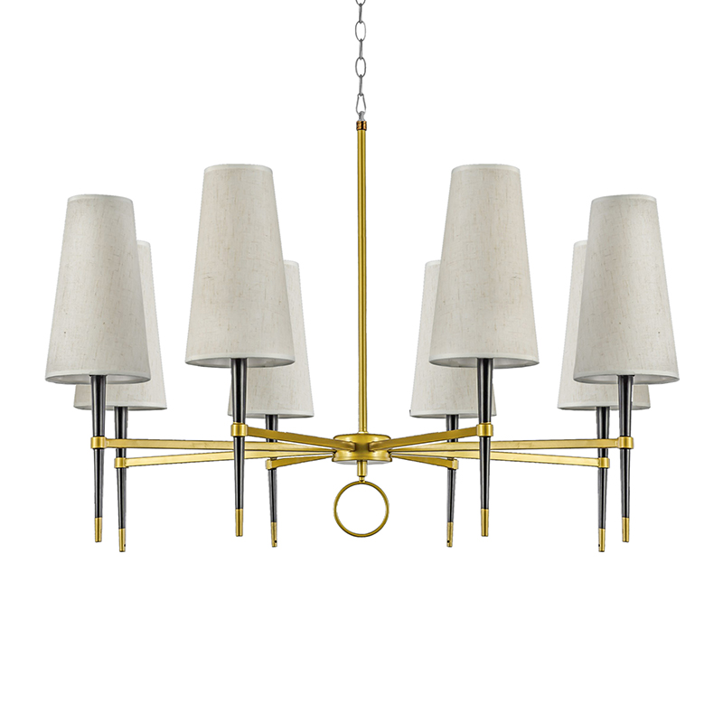 Люстра Lillian Loft Industrial Золотой Черный Белый Люстра Lillian Loft Industrial Золотой Черный Белый в Волгограде | Loft Concept