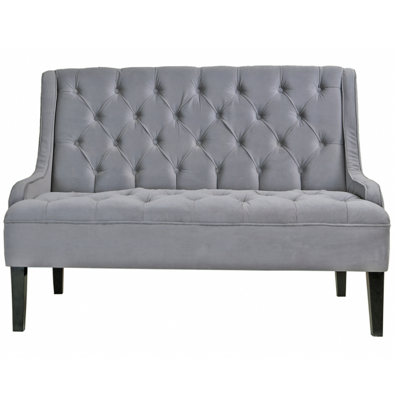 Диван Folket Sofa velour gray Серый (Gray) Диван Folket Sofa velour gray Серый (Gray) в Волгограде | Loft Concept