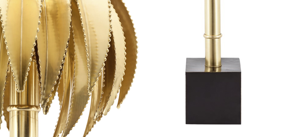 Настольная лампа TABLE LAMP PALMERY GOLD Настольная лампа TABLE LAMP PALMERY GOLD - Loft-Concept в Волгограде