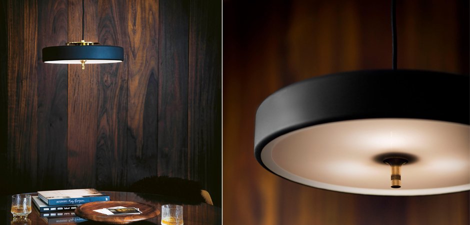 Подвесной светильник BERT FRANK Revolve Pendant Lamp Black Подвесной светильник BERT FRANK Revolve Pendant Lamp Black - Loft-Concept в Волгограде