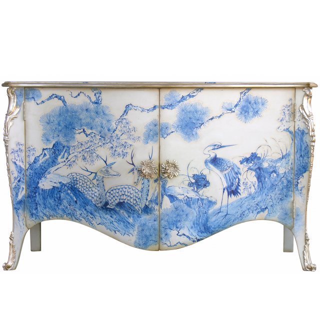 Комод L.XV DRESSER Ming Бронза Голубой Комод L.XV DRESSER Ming Бронза Голубой в Волгограде | Loft Concept