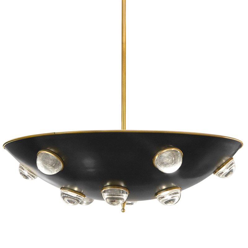 Люстра GLOBO DEMILUNE PENDANT Золотой Черный Люстра GLOBO DEMILUNE PENDANT Золотой Черный в Волгограде | Loft Concept