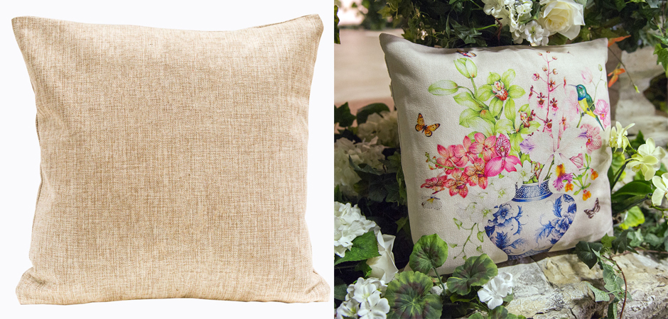 Декоративная подушка Orchids and Iris Pillow Декоративная подушка Orchids and Iris Pillow - Loft-Concept в Волгограде