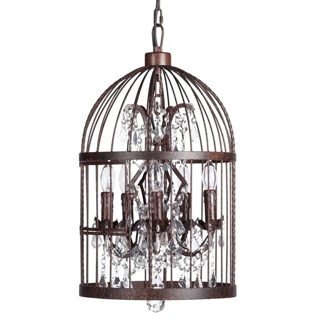 Люстра BirdCage Brown 35 Коричневый Люстра BirdCage Brown 35 Коричневый в Волгограде | Loft Concept