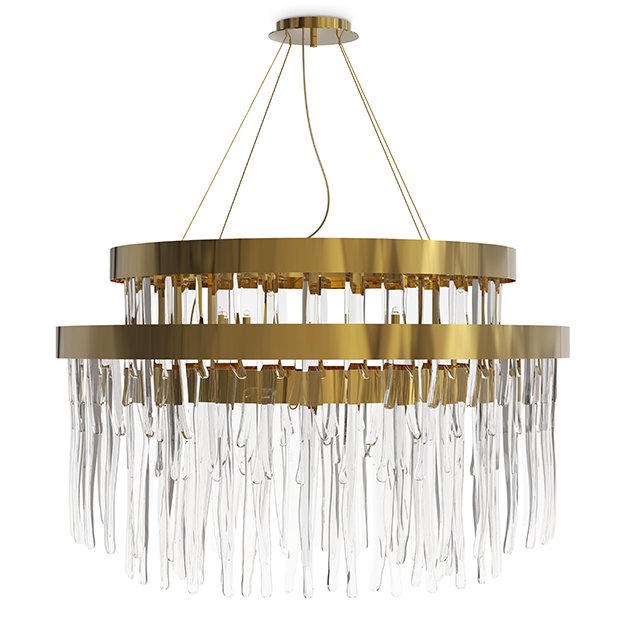 Люстра Luxxu Babel suspension Глянцевое золото Прозрачное Стекло Люстра Luxxu Babel suspension Глянцевое золото Прозрачное Стекло в Волгограде | Loft Concept