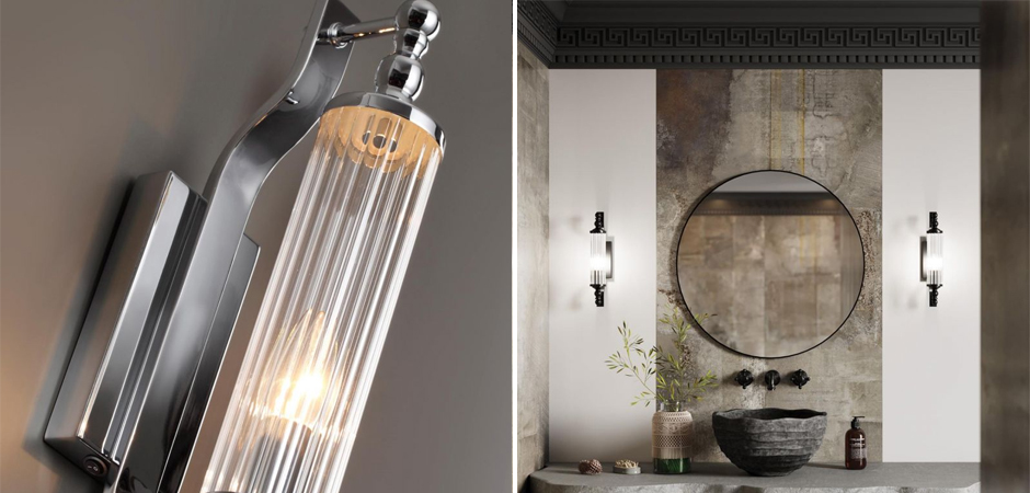 Бра Glass TUBE Серебристое Бра Glass TUBE Серебристое - Loft-Concept в Волгограде