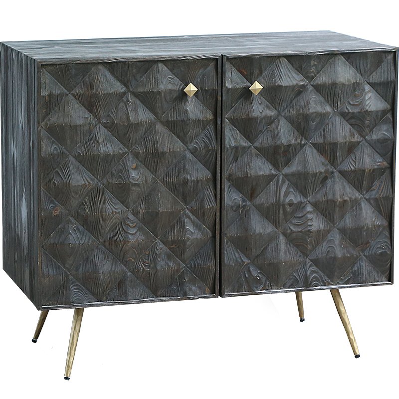 Комод Sideboard Reflect Латунь Черный Комод Sideboard Reflect Латунь Черный в Волгограде | Loft Concept