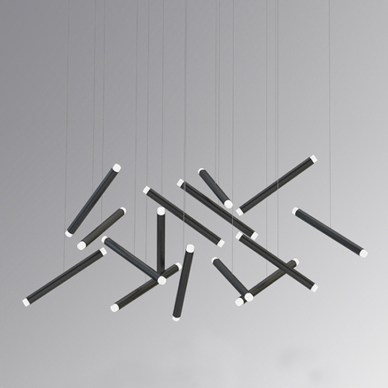 Люстра Dutti D0068 LED Chandelier Modern 14 black Черный Люстра Dutti D0068 LED Chandelier Modern 14 black Черный в Волгограде | Loft Concept