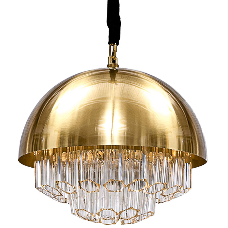 Люстра Erizzo Chandeliers Глянцевое золото Прозрачный Люстра Erizzo Chandeliers Глянцевое золото Прозрачный в Волгограде | Loft Concept