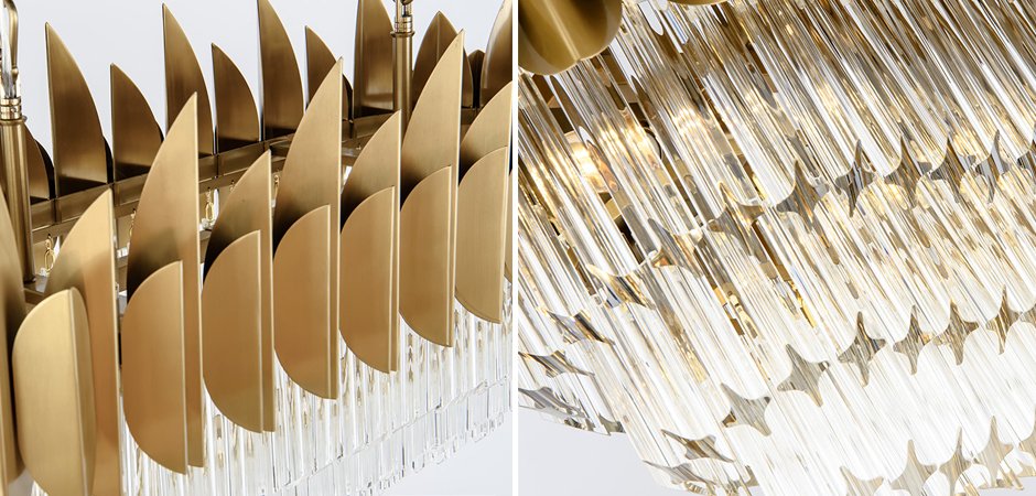 Подвесной светильник KEBO KING CHANDELIER Rectangle - фото №1