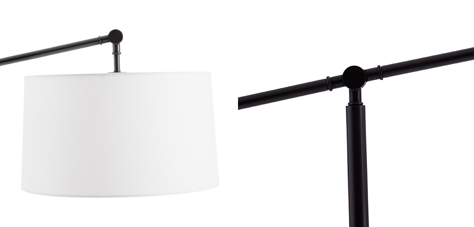 Торшер Arteriors NEWARK FLOOR LAMP Black Торшер Arteriors NEWARK FLOOR LAMP Black - Loft-Concept в Волгограде
