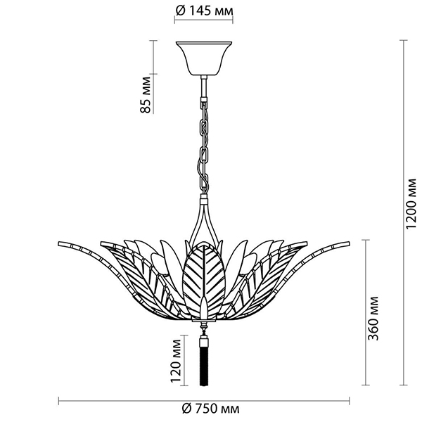 Люстра Glass Petals Chandelier 75 Люстра Glass Petals Chandelier 75 в Волгограде