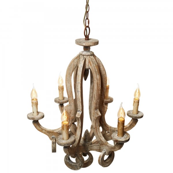 Подвесной светильник Antic Pattern Pendant 6 Бежево-серый в Волгограде | Loft Concept 