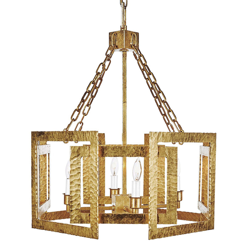 Люстра Textured Cage Pendant Lamp Gold Chandelier Золотой Люстра Textured Cage Pendant Lamp Gold Chandelier Золотой в Волгограде | Loft Concept