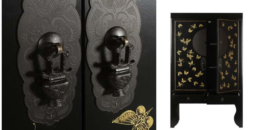 Шкаф Chinese Butterfly Black Шкаф Chinese Butterfly Black - Loft-Concept в Волгограде
