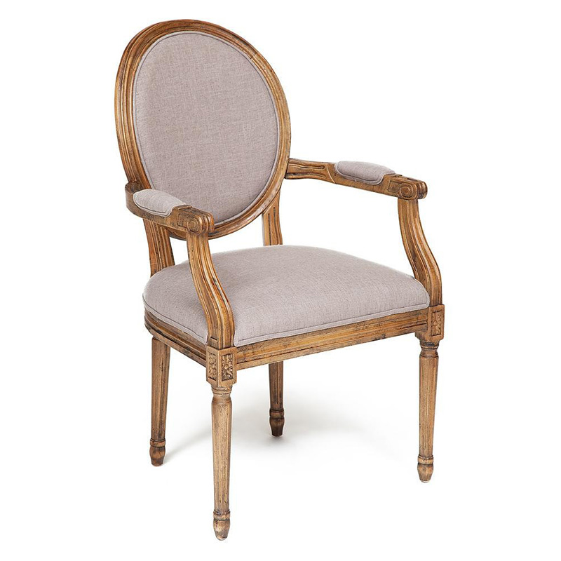Стул French armchair Provence gray Серый Древесина Стул French armchair Provence gray Серый Древесина в Волгограде | Loft Concept