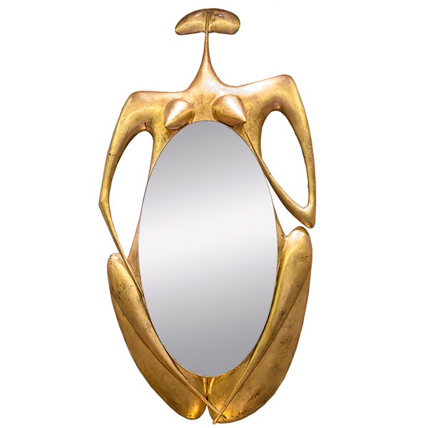 Дизайнерское зеркало Femme mirror Philippe Hiquily Золотой Дизайнерское зеркало Femme mirror Philippe Hiquily Золотой в Волгограде | Loft Concept