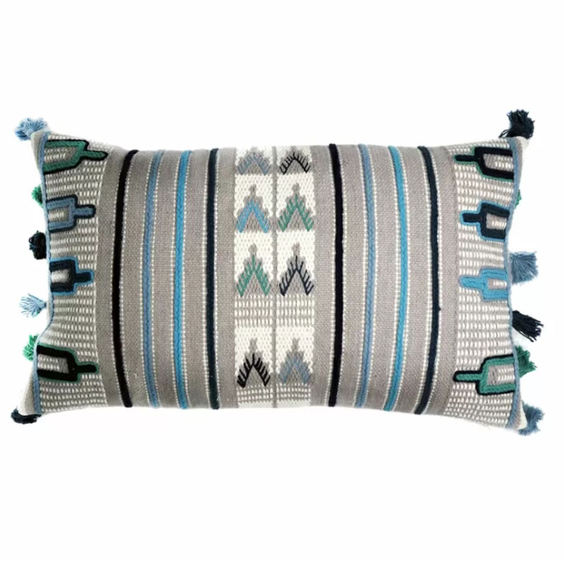 Чехол на подушку Blue Ikat Мульти Чехол на подушку Blue Ikat Мульти в Волгограде | Loft Concept