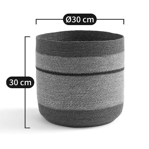 Плетеная корзина в полоску Okiro Wicker Basket в Волгограде