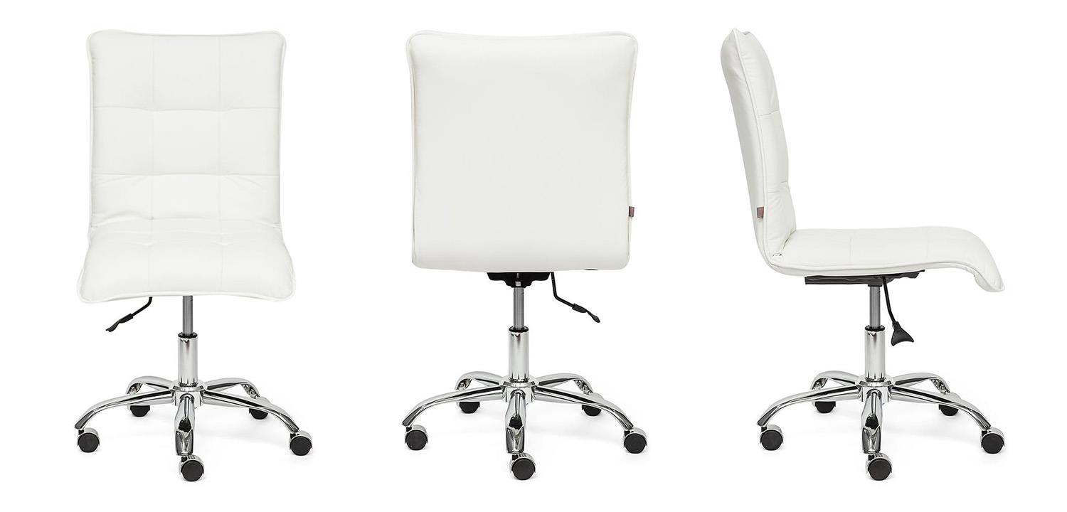 Кресло Deborah eco-leather white - фото