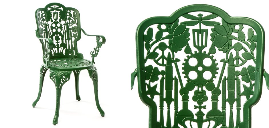 Стул Seletti Industry Collection ALUMINIUM ARMCHAIR – GREEN Стул Seletti Industry Collection ALUMINIUM ARMCHAIR – GREEN - Loft-Concept в Волгограде