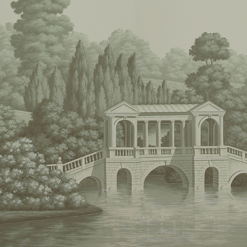 Обои ручная роспись English Landscape Crystal Grey on scenic paper Обои ручная роспись English Landscape Crystal Grey on scenic paper в Волгограде | Loft Concept