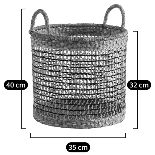 Круглая плетеная корзина Renee Wicker Basket в Волгограде