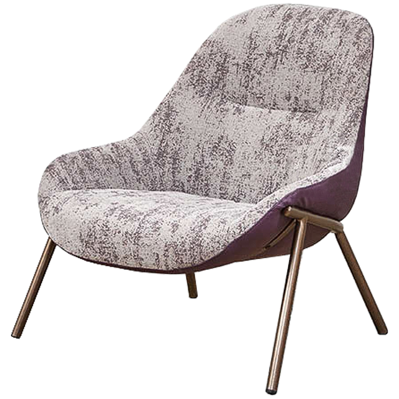 Кресло Nazario Chair Бронза Сиреневый Кресло Nazario Chair Бронза Сиреневый в Волгограде | Loft Concept