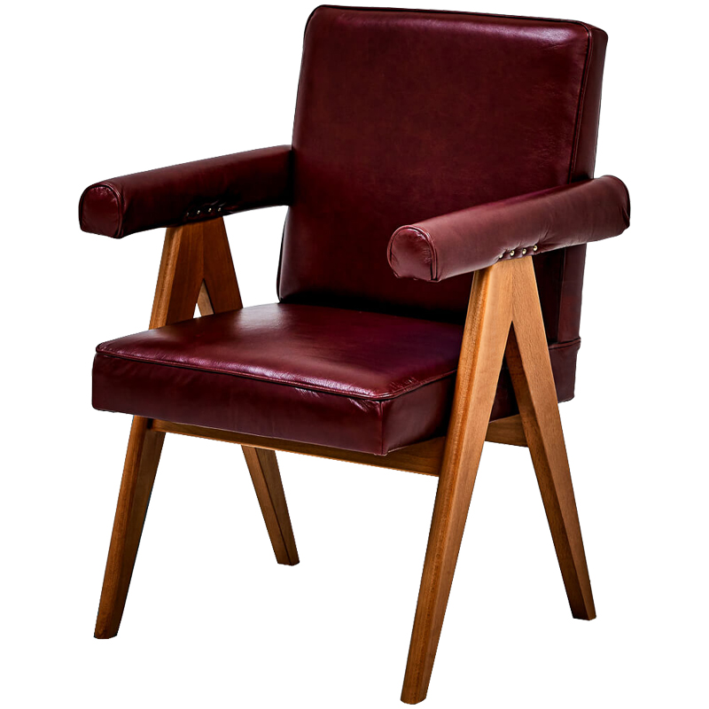 Стул Cherry Modern Chair Бургундский красный Древесина Стул Cherry Modern Chair Бургундский красный Древесина в Волгограде | Loft Concept