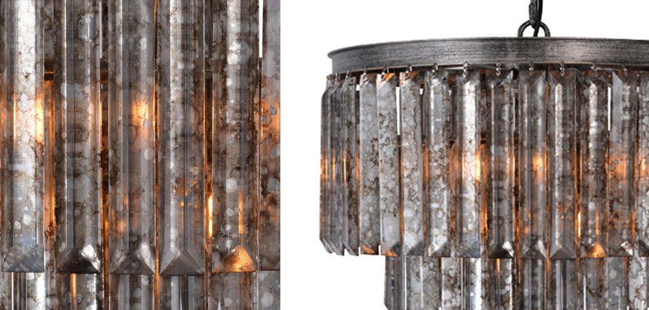 Подвесной светильник ODEON Aged Glass Chandelier Подвесной светильник ODEON Aged Glass Chandelier - Loft-Concept в Волгограде