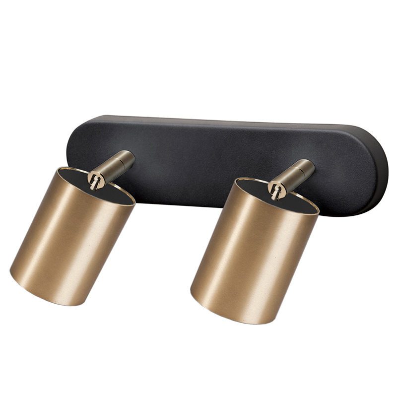 Бра Celis Spot Wall Lamp Duo brass Латунь Черный Бра Celis Spot Wall Lamp Duo brass Латунь Черный в Волгограде | Loft Concept