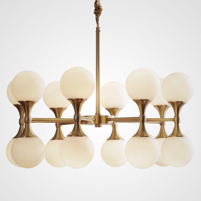 Люстра Hudson Valley Lighting Astoria Chandelier Белый Латунь Люстра Hudson Valley Lighting Astoria Chandelier Белый Латунь в Волгограде | Loft Concept
