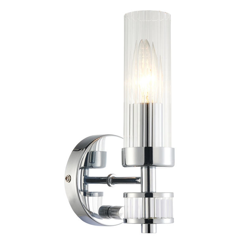 Бра Jeanette Chromium Sconce Хром Прозрачный Бра Jeanette Chromium Sconce Хром Прозрачный в Волгограде | Loft Concept