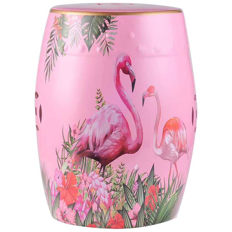 Керамический табурет Flamingo Tropical Animal Ceramic Stool Pink Розовый Зеленый Керамический табурет Flamingo Tropical Animal Ceramic Stool Pink Розовый Зеленый в Волгограде | Loft Concept