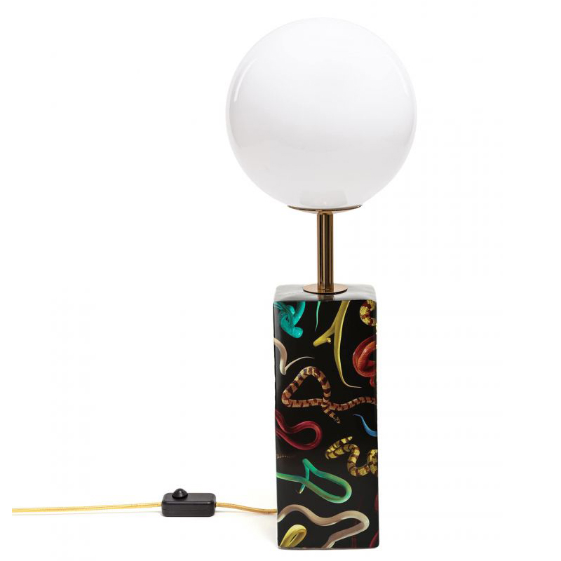 Настольная лампа Seletti Table Lamp Snakes Черный Белый Мульти Настольная лампа Seletti Table Lamp Snakes Черный Белый Мульти в Волгограде | Loft Concept